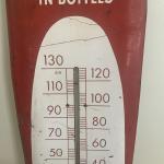 Coca Cola 1950s Vintage Cigar Thermometer Sign