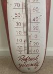 Coca Cola 1950s Vintage Cigar Thermometer Sign
