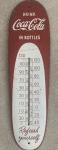 Coca Cola 1950s Vintage Cigar Thermometer Sign