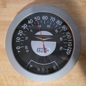1957 Chevrolet Bel Air Speedometer Wall Thermometer