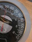 1957 Chevrolet Bel Air Speedometer Wall Thermometer