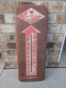 Royal Crown Cola Vintage Advertising Thermometer