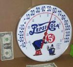 Vintage Pepsi-Cola Policemen 12" Round Thermometer