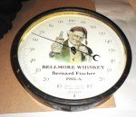 Bellmore Whiskey Antique Advertising Thermometer - Bernard Fischer