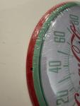 Coca Cola Round Metal Thermometer - Things Go Better