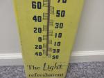 Vintage Pepsi Cola Tin Wall Thermometer