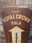Royal Crown Cola Vintage Metal Thermometer
