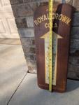 Royal Crown Cola Vintage Metal Thermometer