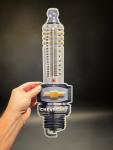 Chevrolet Spark Plug Vintage Wall Thermometer Sign