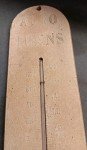 M.F. Snyder Auto Loans Antique Wooden Thermometer