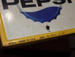 1964 Say Pepsi Please Antique Metal Thermometer