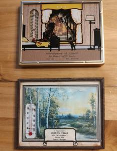 Vintage Advertising Thermometers: HiaWathland & Red Owl