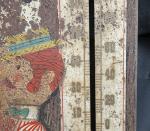 1960s Pabst Beer Fishing Metal Thermometer Sign