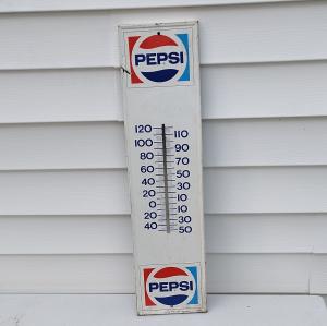 1993 Pepsi Advertising Thermometer Sign – Retro Style