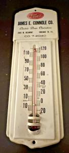 Vintage Auto Magic Thermometer by James E. Connole