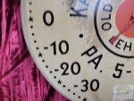 Vintage Kalleher Coal Co. Round Wall Thermometer
