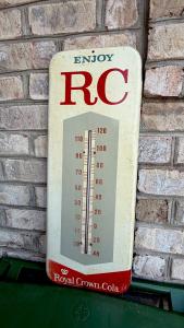 Vintage Royal Crown Cola Wall Thermometer