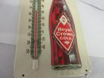 Vintage Royal Crown Cola Tin Wall Thermometer