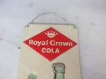Vintage Royal Crown Cola Tin Wall Thermometer