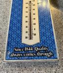Pabst Blue Ribbon Beer Metal Thermometer Sign 20.5