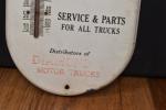 Rare Vintage Diamond T Motor Trucks Thermometer Sign