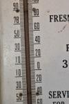 Rare Vintage Diamond T Motor Trucks Thermometer Sign