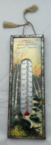 L.E. Torens Oakland Minn Vintage Advertising Thermometer