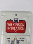 Wilkinson Insulation Vintage Metal Wall Thermometer