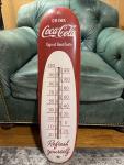 Coca Cola Cigar Advertising Thermometer Sign