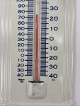 Wilkinson Insulation Vintage Metal Wall Thermometer