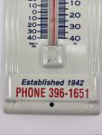 Wilkinson Insulation Vintage Metal Wall Thermometer