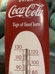 Coca Cola Cigar Advertising Thermometer Sign