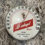 Leinenkegel's Beer Thermometer Sign from Chippewa Falls