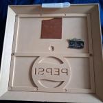 1970s Blue Pepsi Advertising Thermometer