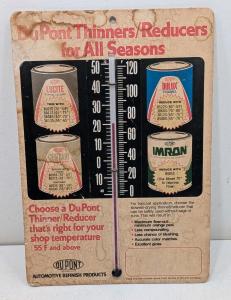 Vintage DuPont Thermometer Advertising Sign