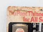 Vintage DuPont Thermometer Advertising Sign