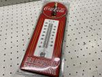 Coca-Cola Refreshing Thermometer Vintage Wall Sign