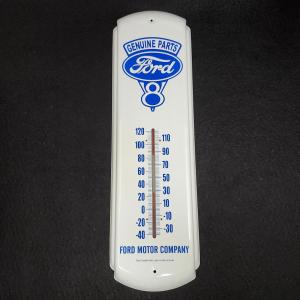 Ford Motor Company V8 Vintage Thermometer Metal Sign
