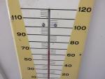 Vintage Pepsi-Cola Large Tin Wall Thermometer