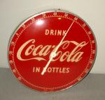 1950s Coca-Cola Bottles Thermometer Store Sign 12