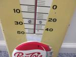 Vintage Pepsi-Cola Large Tin Wall Thermometer