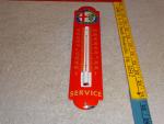 Vintage Alfa Romeo Milano Gasoline Thermometer Sign