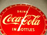1950s Coca-Cola Bottles Thermometer Store Sign 12