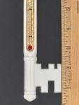 Key Shaped Vintage Advertising Thermometer - Lorack Chevrolet