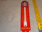 Vintage Alfa Romeo Milano Gasoline Thermometer Sign