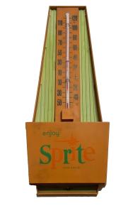 Vintage Sprite Soda Wall Thermometer for Collectors