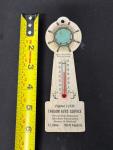 Enblom Auto Service Vintage Advertising Thermometer