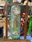 Vintage Double Cola Metal Thermometer Sign 27"x8