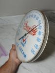 1960s Frozen Gold Ice Cream Advertising Thermometer