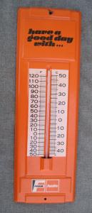 Vintage Fram Autolite Advertising Thermometer Sign